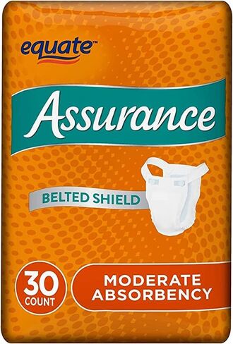 Incontinence Belted Shield Unisex, Moderate, One Size, 30 Ct (Pack of 3 | Total of 90 Ct) in Saudi Arabia
