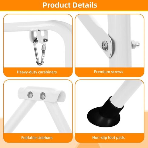 Foldable Swing Stand for Kids, Heavy-Duty Metal Swing Frame for Indoor/Outdoor, Suitable for Most Baby Toddler Swings, Easy to Assemble & Store (Swings Not Included) (Blue) in Kuwait