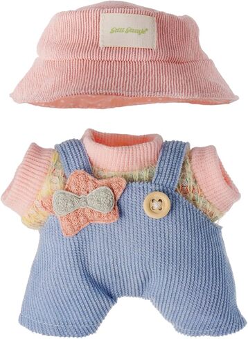 ملابس لـ Labubu ، مجموعة تنورة لدموبو دمية ، 2 قطعة مجموعة قبعة تنورة ، فستان لطيف الأزياء اللطيفة لإكسسوارات لابوبو دمى (لا دمية) (الوردي) in Kuwait