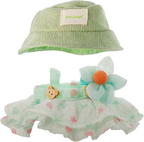 Clothes for Labubu, Skirt Set for Labubu Doll, 2 Piece Set Hat Skirt Outfit Premium Fashion Cute Dress for Labubu Dolls Accessories (NO Doll) (Pink) in Saudi Arabia