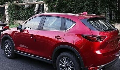 قضبان السطح على السطح على السطح أمتعة السطح متمثل مع Mazda CX-5 Cx 5 2017-2021 الفضة من الألومنيوم in Kuwait