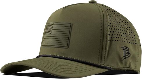 Bills ذات العلامات التجارية Old Glory Stealth PVC Curved 5 لوحة حبل ، إغلاق Snapback ، خفيفة الوزن ، قبعة بيسبول مريحة in Kuwait