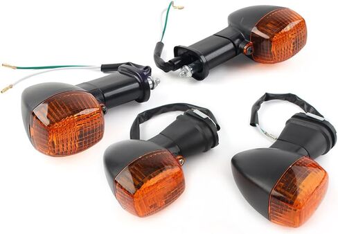 FSFY Front Rear Turn Signals Indicator Light for Kawasaki Ninja ZX12R ZX9R ZX7R ZX6R,Amber in Saudi Arabia