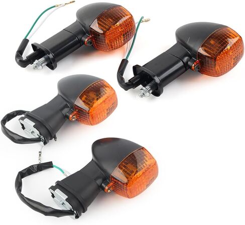 FSFY Front Rear Turn Signals Indicator Light for Kawasaki Ninja ZX12R ZX9R ZX7R ZX6R,Amber in Saudi Arabia
