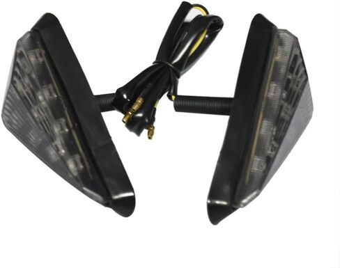 Smoke Triangle Flush LED Motorcycle Turn Signals Blinkers Indicator Lights in Saudi Arabia
