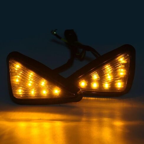 Smoke Triangle Flush LED Motorcycle Turn Signals Blinkers Indicator Lights in Saudi Arabia