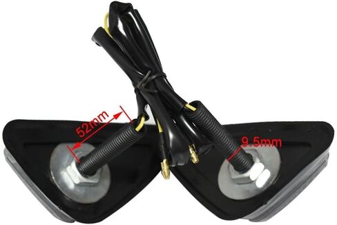 Smoke Triangle Flush LED Motorcycle Turn Signals Blinkers Indicator Lights in Saudi Arabia