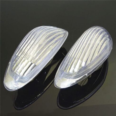 Motorbike Front Turn Signals Blinker Cover Indicator Lens For Suzuki katana 600 750 GSX600F GSX750F GSX 600F 750F 1997 1998 1999 2000 2001 2002 2003 2004 2005 2006 2007 (Smoke Lens) in Saudi Arabia