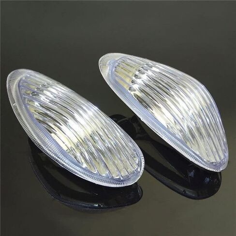 Motorbike Front Turn Signals Blinker Cover Indicator Lens For Suzuki katana 600 750 GSX600F GSX750F GSX 600F 750F 1997 1998 1999 2000 2001 2002 2003 2004 2005 2006 2007 (Smoke Lens) in Saudi Arabia