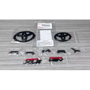 Genuine Toyota 2025 + Camry XLE Gloss Black Blackout Emblem Overlays (Front Wheel Drive Only) PT948-03254-02 in Saudi Arabia