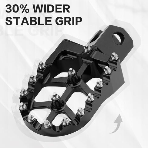 Motorcycle CNC Rest Pedal Foot Pegs Dirt Bike Footpegs for DRZ400S 2000-2022/DRZ400SM 2005-2020/DRZ400E 2000-2007/DRZ400 2000-2004/RM125 RM250 RM250Z RMX250,Gold in Saudi Arabia