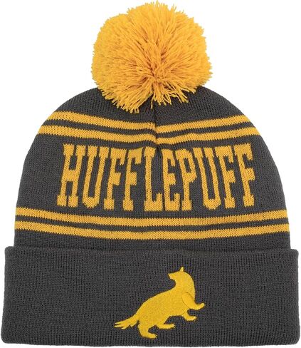 Popfunk Official Harry Potter Houses Adult Knit Beanie with Cuff and Pom - Unisex for Men and Women in Saudi Arabia