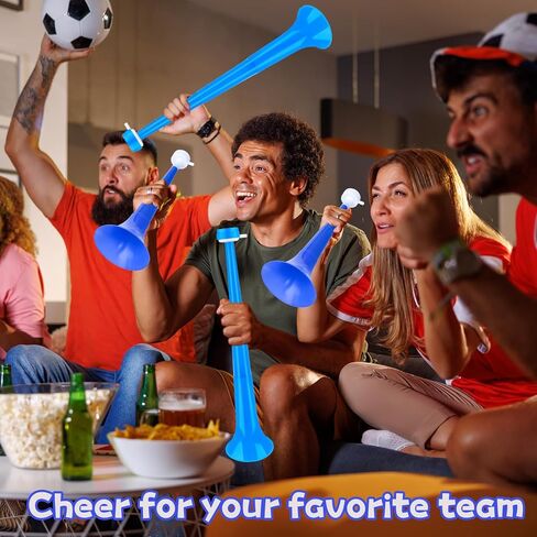 Independence Day 24 Inch Collapsible Horn Vuvuzela Trumpet Horn Blow Horns for 4th of July Independence Day Supplies in Kuwait