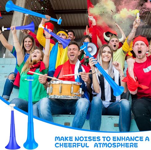 Independence Day 24 Inch Collapsible Horn Vuvuzela Trumpet Horn Blow Horns for 4th of July Independence Day Supplies in Kuwait