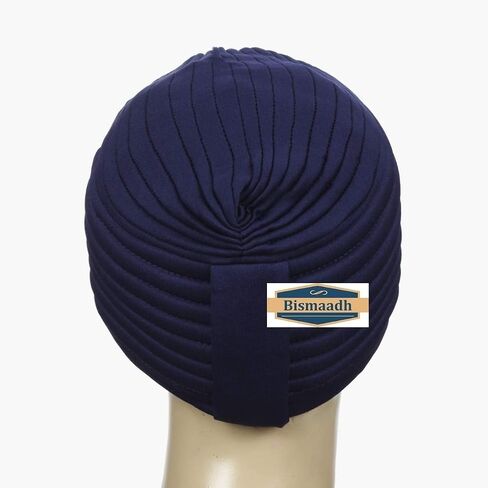 BISMAADH Instant Readymade Turban Head Wrap Lightweight Cap Headwear Sikh Pagri in Saudi Arabia