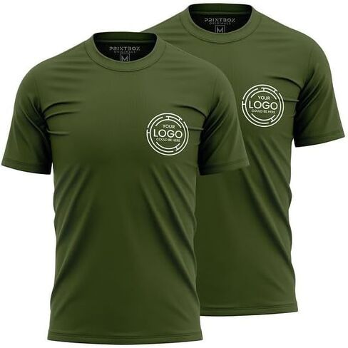 2 Pack Custom Shirts for Men, Workwear T-Shirts, Crewneck Mens Work Shirts, Plain or Customized in Saudi Arabia
