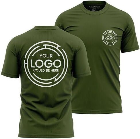 2 Pack Custom Shirts for Men, Workwear T-Shirts, Crewneck Mens Work Shirts, Plain or Customized in Saudi Arabia