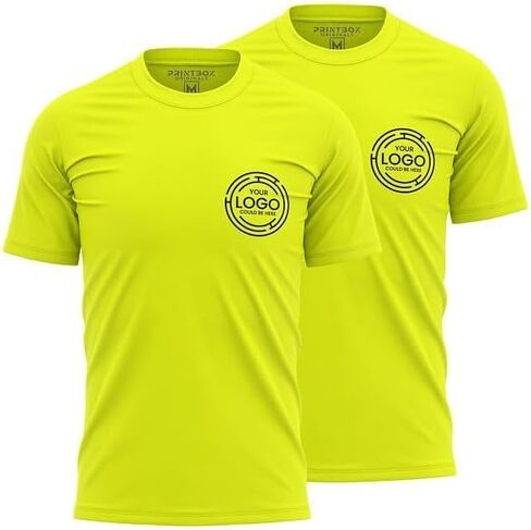2 Pack Custom Shirts for Men, Workwear T-Shirts, Crewneck Mens Work Shirts, Plain or Customized in Saudi Arabia