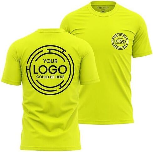 2 Pack Custom Shirts for Men, Workwear T-Shirts, Crewneck Mens Work Shirts, Plain or Customized in Saudi Arabia