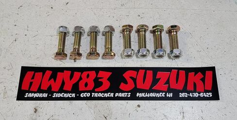 NEW Drive Shaft BOLTS 1986-88 compatible with Suzuki Samurai - DriveShaft Hardware set of #8 in Saudi Arabia