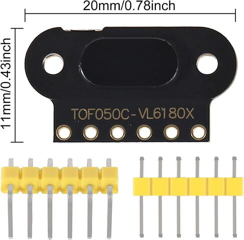 4pcs TOF050C VL6180 وقت الرحلة (TOF) ليزر يتراوح من مستشعر المستشعر TOF Finder Mini Distan in Kuwait