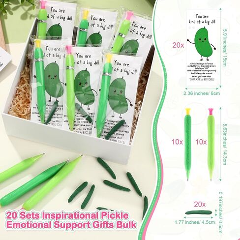 20 Sets Graduation Inspirational Gifts Cactus Mechanical Pencils Erasers and Positive Cards Bulk End of Year Student Gifts from Teacher Employee Appreciation Pen for Nurse Coworker Teacher in Kuwait