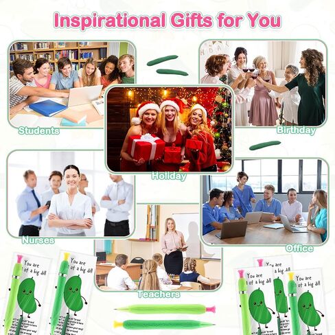20 Sets Graduation Inspirational Gifts Cactus Mechanical Pencils Erasers and Positive Cards Bulk End of Year Student Gifts from Teacher Employee Appreciation Pen for Nurse Coworker Teacher in Kuwait