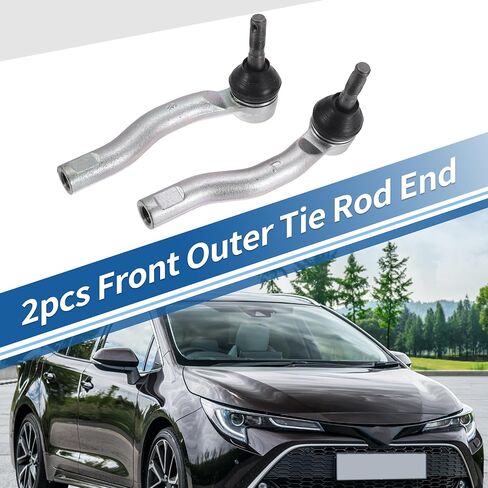 X AUTOHAUX 2pcs Front Outer Tie Rod Ends Kit Suspension Steering Tie Rod End for Toyota Prius 2004-2009 Drag Link No.4504749075/4504649145 in Saudi Arabia