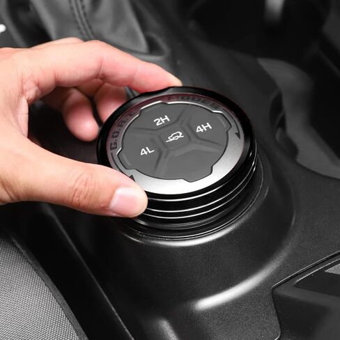 Linskip Dashboard Control Knob Trim Set for Ford Bronco 2025-2021, Aluminum Switch Knob Covers for Bronco Interior Accessories(Blue) in Saudi Arabia