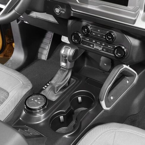 Linskip Dashboard Control Knob Trim Set for Ford Bronco 2025-2021, Aluminum Switch Knob Covers for Bronco Interior Accessories(Blue) in Saudi Arabia