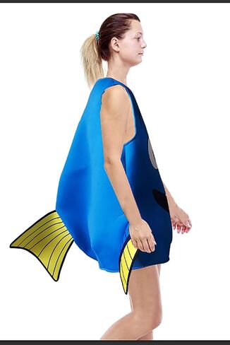 Quenny New Halloween Adult's Clownfish Costume, Sea Animal Stage Performance, Composite Sponge Nemo Cosplay in Saudi Arabia