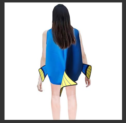 Quenny New Halloween Adult's Clownfish Costume, Sea Animal Stage Performance, Composite Sponge Nemo Cosplay in Saudi Arabia