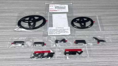 Genuine Toyota 2025 + Camry XLE Gloss Black Blackout Emblem (Drive Front Wheel Only) PT948-03254-02 in Saudi Arabia