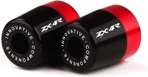 مقبض BAR النهايات يدوية قبضة القابس CAPS متوافقة مع K.awasaki ninja zx4r 2023 2024 2025 | وسادة توازن الدراجات النارية ZX400 ZX-4R ZX 4R in Saudi Arabia