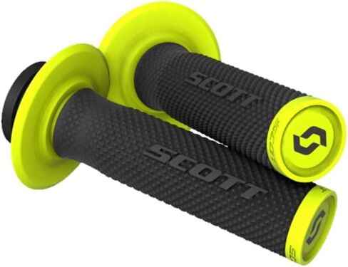 Scott 292452-1040222 Scott SX II Lock On Grips - Black/Yellow in Saudi Arabia