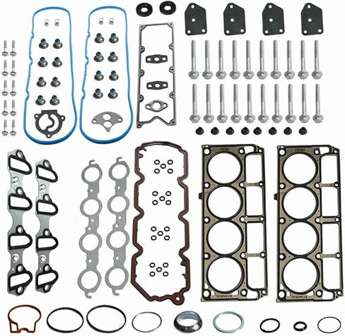 E-1841-P Sloppy Stage 3 Camshaft .595" & Head Gaskets Set Fit for Chevy GMC LS LS1 4.8L 5.3L 5.7L Hydraulic Roller MA-4216915961, E-1841-P, E1841P, 12589226 in Saudi Arabia