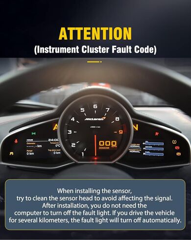 OCPTY Rear ABS Sensor & Speed Sensor Compatible for Chevy Silverado/for GMC Sierra 1500 2007-2013, 4.3L-6.2L, Front/Rear Wheel ABS Replace# 13540602, 10384745, 15872664, 20938121 in Kuwait