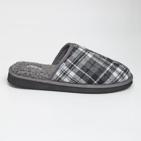 BORN Quilted Corduroy or Plaid Mens Slippers, Fleece or Sherpa-Lined House Slippers for Men, Gifts for Him in Saudi Arabia