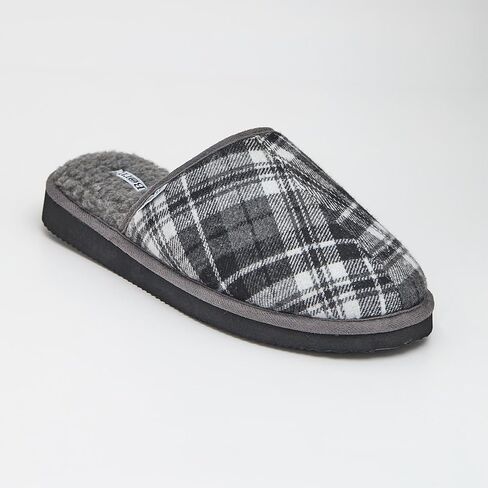 BORN Quilted Corduroy or Plaid Mens Slippers, Fleece or Sherpa-Lined House Slippers for Men, Gifts for Him in Saudi Arabia