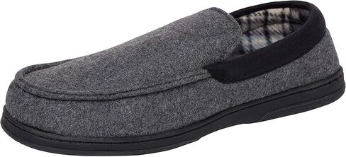 Van Heusen Men's Slippers Comfy Slip-On Micro Suede House with SoftFlannel Lining in Saudi Arabia