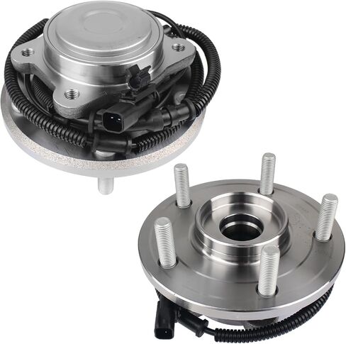 KUSATEC 512493 2pcs Rear Wheel Bearing and Hub Assembly Compatible with 2012-2020 Chrysler Town & Country, Dodge Grand Caravan, Ram C/V, Volkswagen Routan, 5 Lug Bolts w/ABS in Saudi Arabia