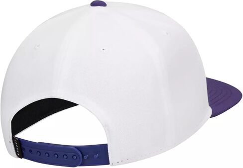 Nike Men's Jordan Jumpman Logo Pro Snapback قبعة قابلة للتعديل الأبيض in Saudi Arabia