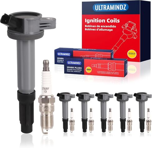 ملفات الاشتعال وشرع شمعات Ford 3.0L Escape 2009-2012 Fusion 2006-2012 لـ Lincoln Zephyr 2006 for Mazda Tribute 2010-2011 for Mercury Mariner 2009-2011 Milan 2006-2011 V6 UF486 DG514 in Saudi Arabia