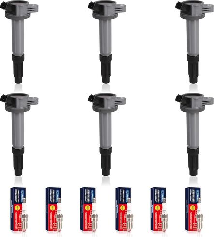 ملفات الاشتعال وشرع شمعات Ford 3.0L Escape 2009-2012 Fusion 2006-2012 لـ Lincoln Zephyr 2006 for Mazda Tribute 2010-2011 for Mercury Mariner 2009-2011 Milan 2006-2011 V6 UF486 DG514 in Saudi Arabia