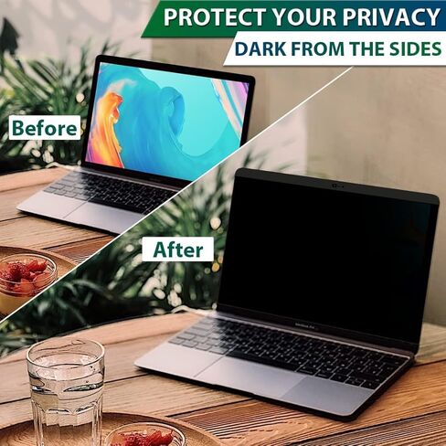 STARY 2-Pack Privacy 15.6 Inch Laptop Screen Protector - Compatible with Dell/HP/Samsung/Asus/Toshiba, 16:10 Aspect Ratio Privacy Filter, Anti-Glare & Blue Light Laptop Privacy Screen Shield in Saudi Arabia