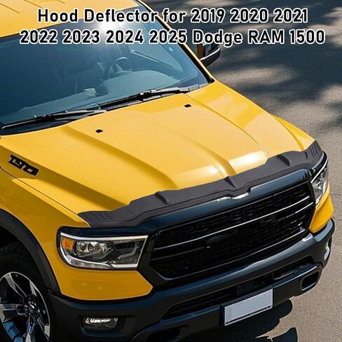 حامي Hood Protector Deflector Fit for 2019-2025 Dodge RAM 1500 ، Date Hood Shield 2019 2020 2021 2022 2023 2024 2025 RAM 1500 Associory in Kuwait