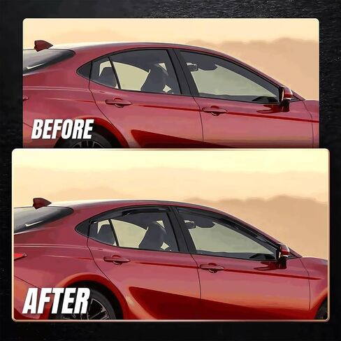 Rain Guards for Toyota Camry LE SE XLE XSE 2025 2026 Window Visor Window Wind Deflector Rain Guard Shield Cover Vent Visor Glossy Black in Saudi Arabia