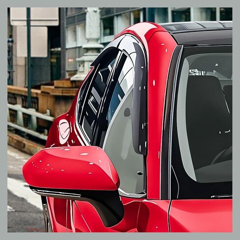 Rain Guards for Toyota Camry LE SE XLE XSE 2025 2026 Window Visor Window Wind Deflector Rain Guard Shield Cover Vent Visor Glossy Black in Saudi Arabia