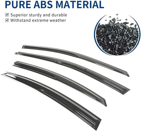Rain Guards for Toyota Camry LE SE XLE XSE 2025 2026 Window Visor Window Wind Deflector Rain Guard Shield Cover Vent Visor Glossy Black in Saudi Arabia