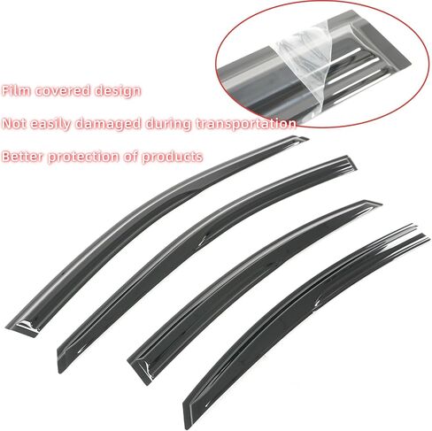Rain Guards for Toyota Camry LE SE XLE XSE 2025 2026 Window Visor Window Wind Deflector Rain Guard Shield Cover Vent Visor Glossy Black in Saudi Arabia